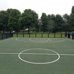Basketball Pitch Maintenance in New Town 12