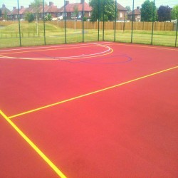 Basketball Court Installation in Walton 2