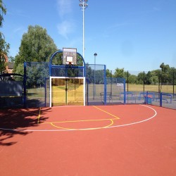 Basketball Pitch Maintenance in Weston 12