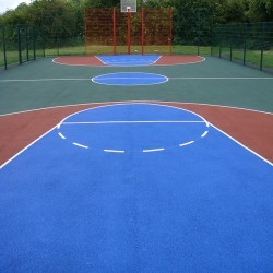 Basketball Court Installation in Newton 8
