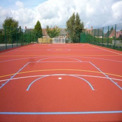 Sports Court Surfacing in Netherton 1