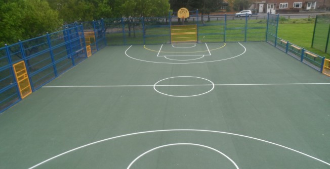 Basketball Court Contractors in Weston