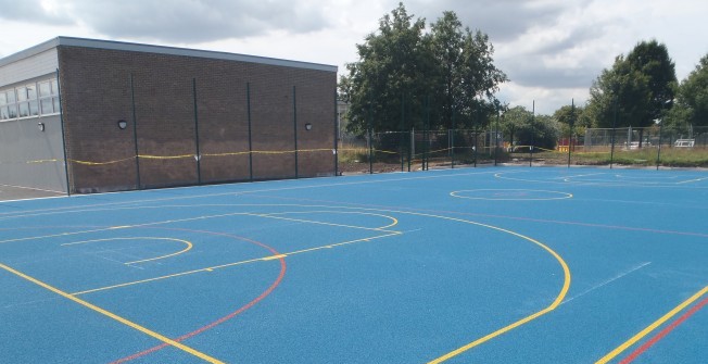 Basketball Surface Dimensions in Bridge End