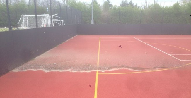Basketball Surface Maintenance in Langley