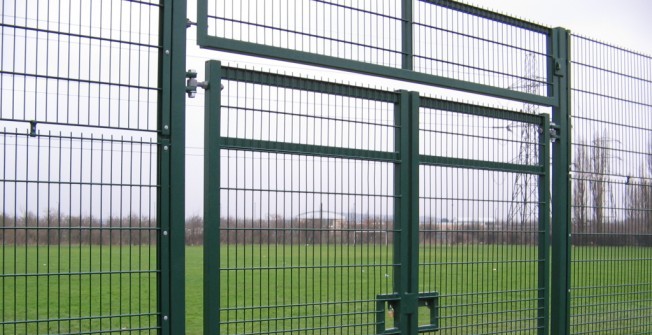 Sports Court Fencing in Church End