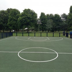 Basketball Court Installation in Newton 10