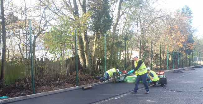 Basketball Court Resurfacing in Alcester Lane's End