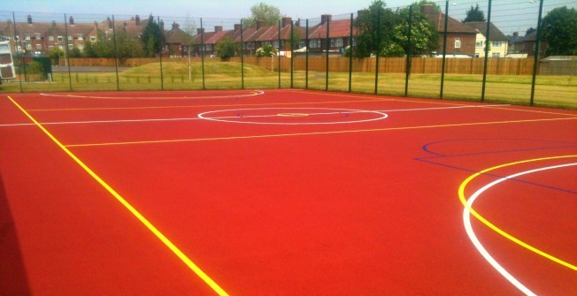 Basketball Surface Lines in Charlestown