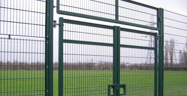 Sports Court Fencing in Newtown